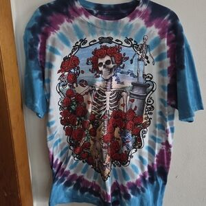 Liquid Blue Grateful Dead Multicolor Tie-Dye Tee